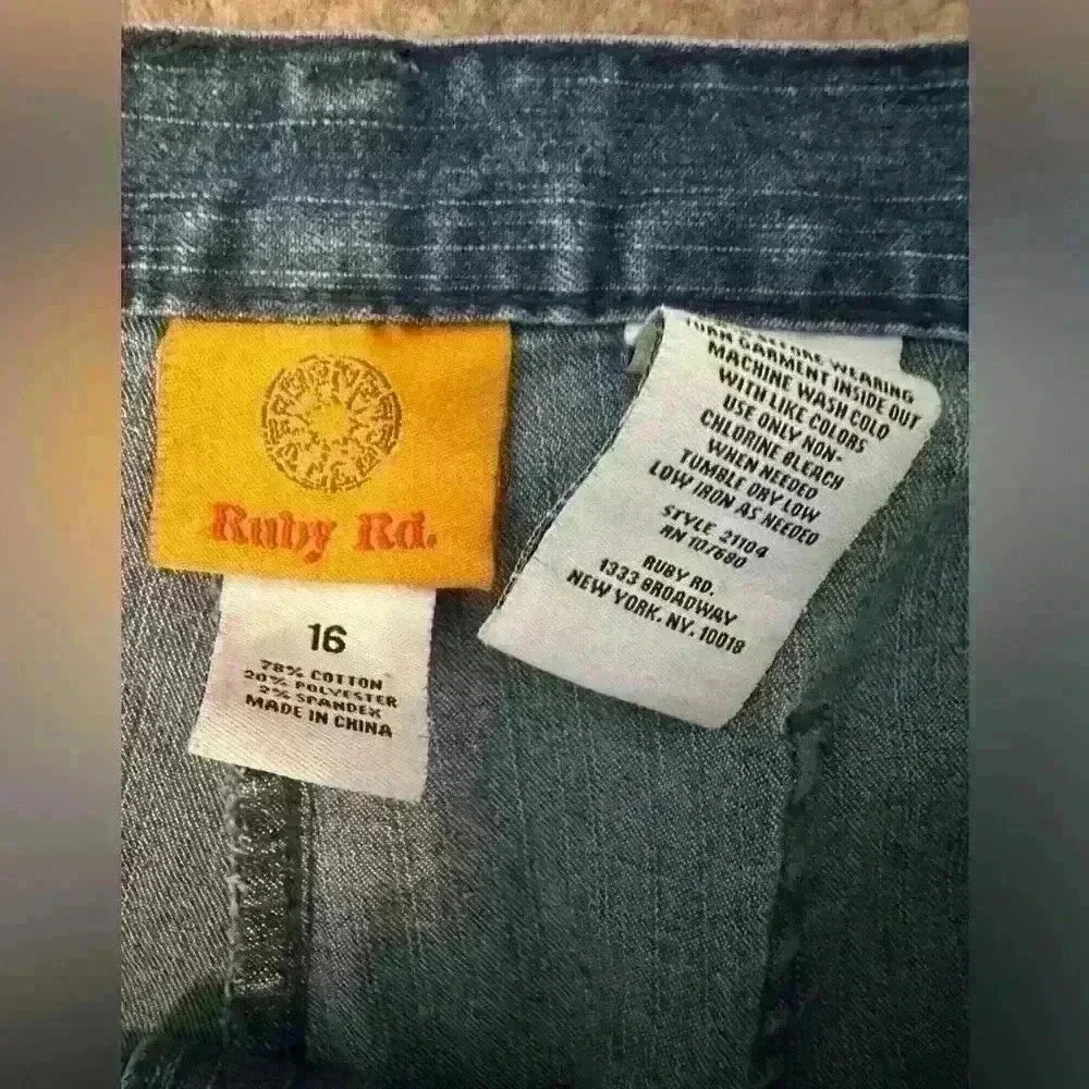 Ruby Rd Denim Jeans 16 - Picture 4 of 4